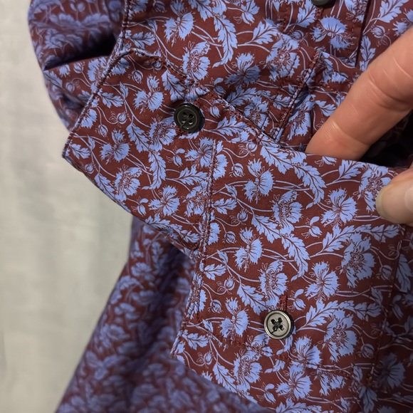 J Crew “Made with Liberty” Fabric Button Up Blouse-100% Cotton-6-Like New-Purple - Picture 5 of 16